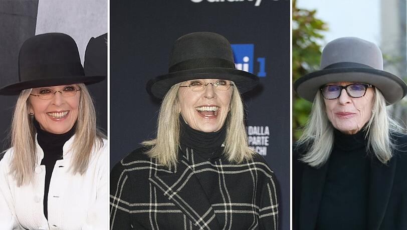 Diane Keaton verließ das Haus kaum ohne ihre geliebten Hüte.