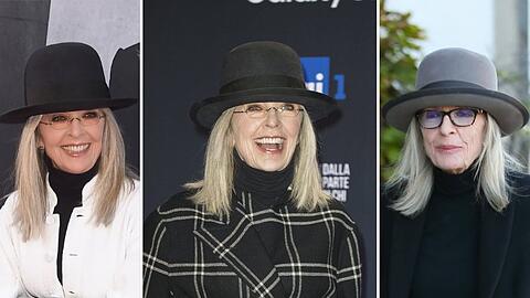 Diane Keaton verließ das Haus kaum ohne ihre geliebten Hüte.