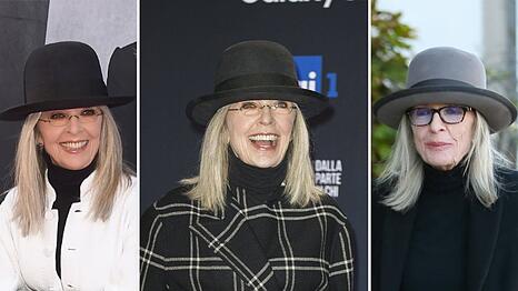 Diane Keaton verließ das Haus kaum ohne ihre geliebten Hüte.