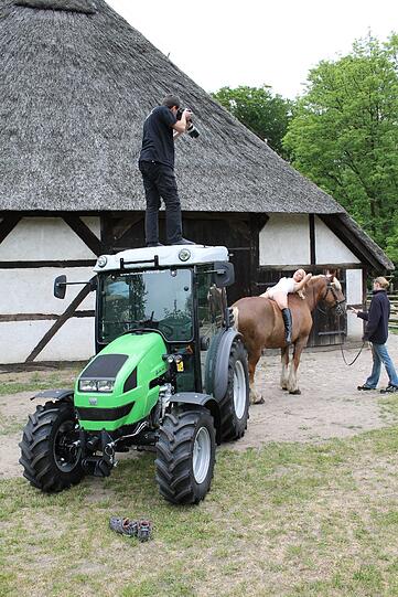 Bilder vom Shooting aus Hamburg: So ist der Deutsche Bauernkalender 2013 entstanden
