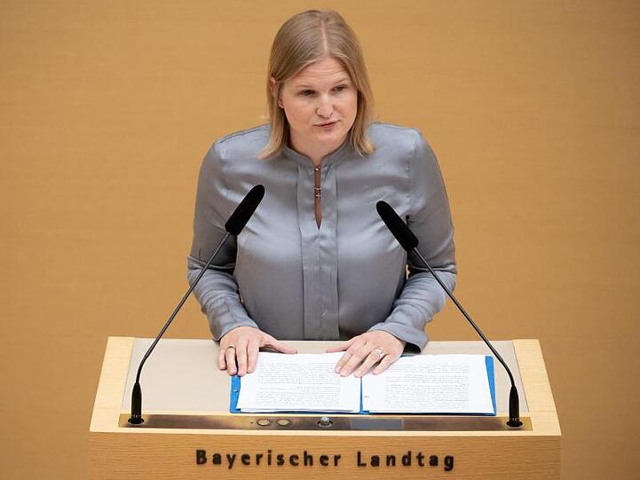 Katrin Ebner-Steiner, Fraktionsvorsitzende der AfD-Fraktion im bayerischen Landtag. Foto: Sven Hoppe/Archivbild