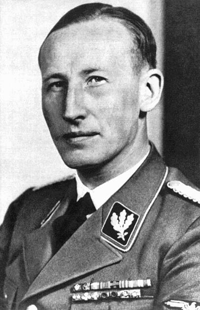 Undatierte Aufnahme des Leiters des Sicherheitsdienstes SD, Reinhard Heydrich. Der SD soll Kitty Schmidt mit der Spionage im Bordell beauftragt haben. Auch Heydrich soll ihr Gast gewesen sein.