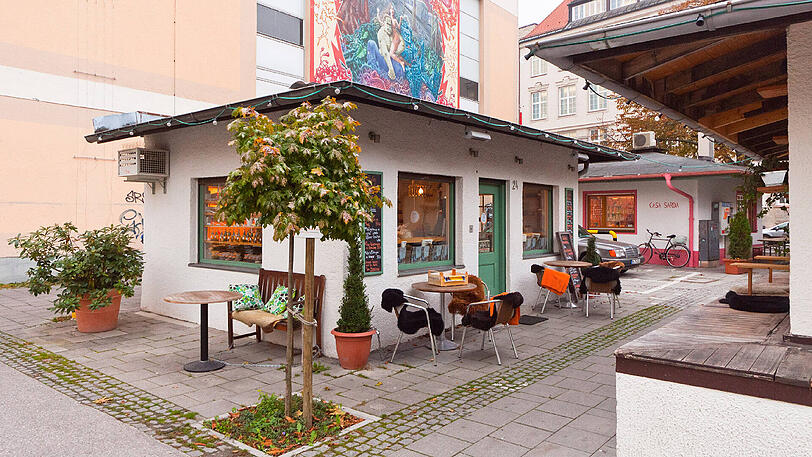 Vom Abriss bedroht: die Idylle am Schwabinger Elisabethmarkt.