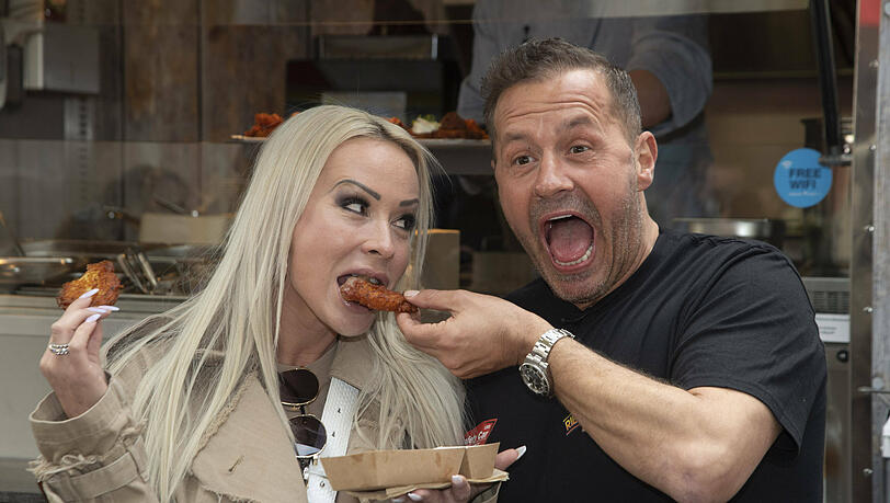 Willi Herren und Cora Schumacher.