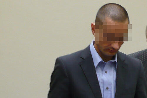 Angeklagter: Benedikt T. (33) vor Gericht.