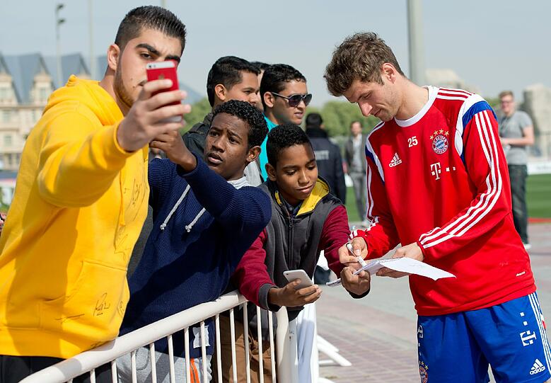 Tag 5 des FC Bayern im Trainingslager in Doha. Klicken Sie sich durch die besten Bilder