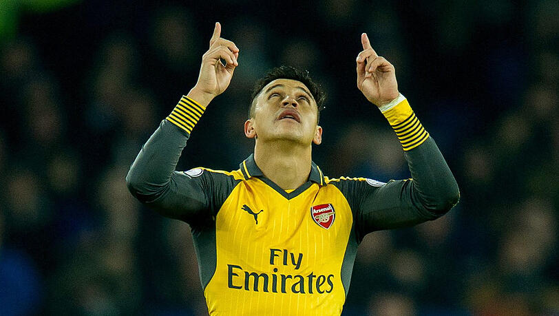 Der Chilene Alexis Sanchez kam im Sommer 2014 vom FC Barcelona zum FC Arsenal.