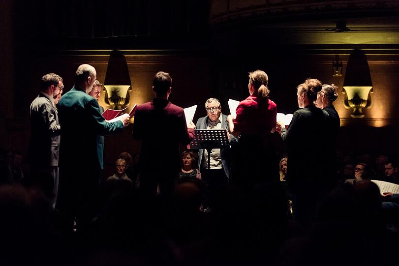 Paul van Nevel und das Huelgas Ensemble.