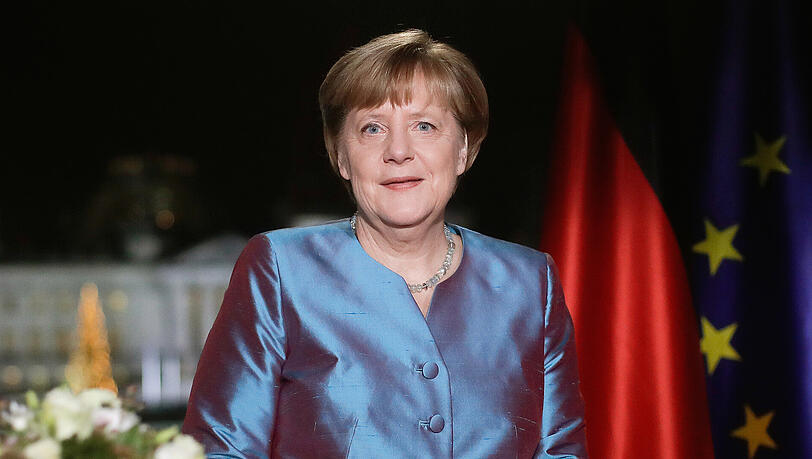 Die Neujahrsansprache von Bundeskanzlerin Merkel. Die Neujahrsansprache von Bundeskanzlerin Merkel.