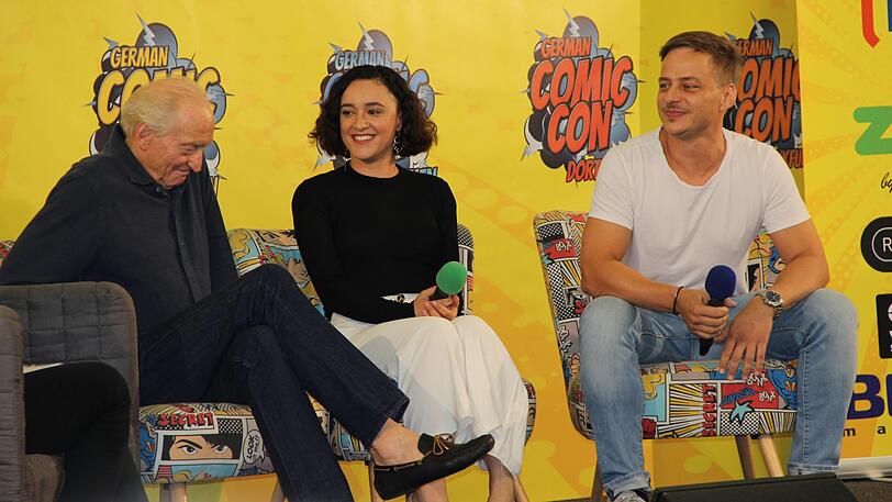 Die "Game of Thrones"-Stars Charles Dance, Keisha Castle-Hughes und Tom Wlaschiha stellen sich den Fragen der Zuschauer.