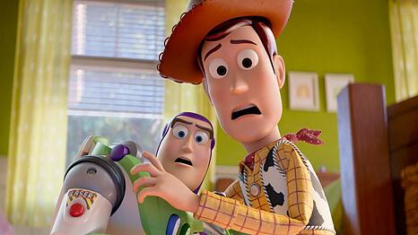 Buzz Lightyear und Woody in "Toy Story 5".