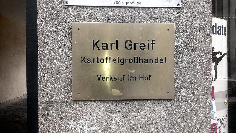 Ihn gibt's zum Glück noch: Karl Greif, Kartoffelgroßhändler.