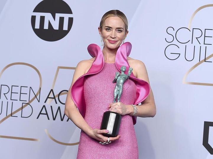 Eine Oscar-Nominierung blieb Emily Blunt verwehrt - die Schauspielerin kann sich aber mit einem SAG-Award trösten.