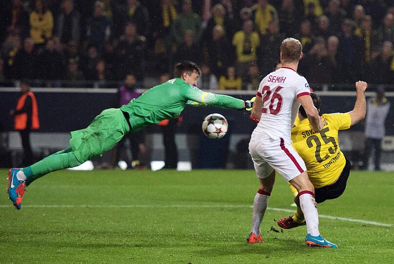 Borussia Dortmund gewinnt mit 4:1 gegen Galatasaray Istanbul. Die Bilder des Spiels.