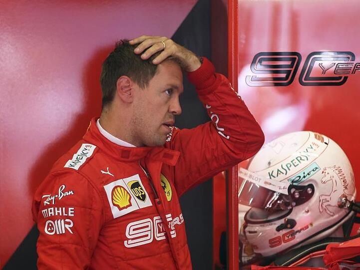 Sebastian Vettel konnte im entscheidenden Durchgang wegen eines Defekts an seinem Wagen nicht mehr fahren.