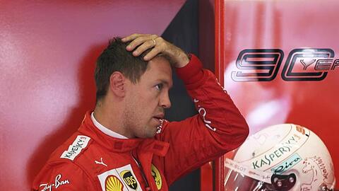 Sebastian Vettel konnte im entscheidenden Durchgang wegen eines Defekts an seinem Wagen nicht mehr fahren.