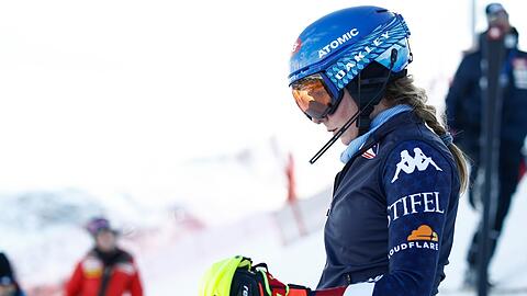 Nach ihrer Verletzung wird Mikaela Shiffrin bei der WM nicht in der Team-Kombi antreten.