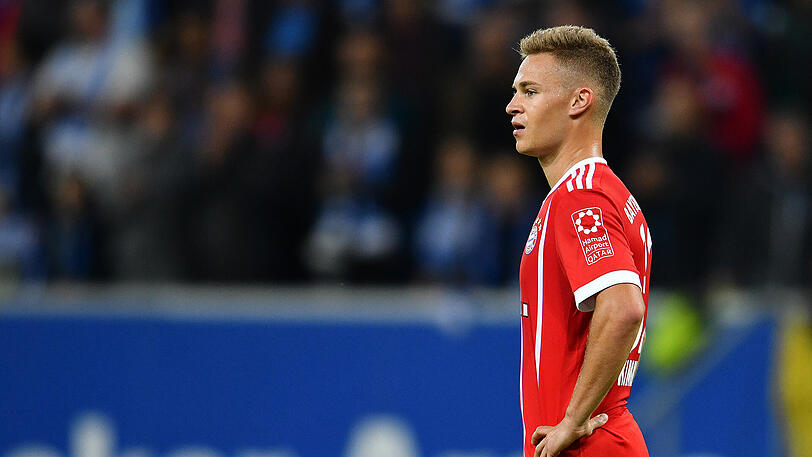 Als Rechtsverteidiger gesetzt: Joshua Kimmich.
