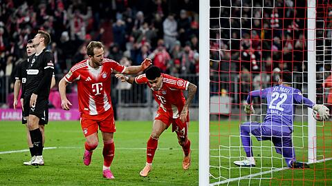 Luis Diaz (m) wird zum Münchner Matchwinner.