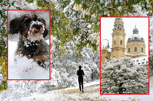Letztes Jahr hat es München am 28. Oktober kalt erwischt. Da fiel schon der erste Schnee. Hier gibt's die Bilder vom Wintereinbruch in München...