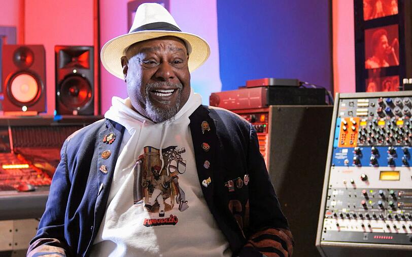 George Clinton schrieb mit Parliament und Funkadelic Musikgeschichte. Er sagt: Funk ist "interplanetar". George Clinton schrieb mit Parliament und Funkadelic Musikgeschichte. Er sagt: Funk ist "interplanetar".