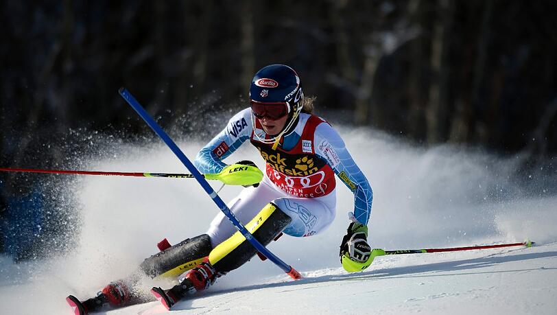 Ihre Überlegenheit macht ihr selbst fast Angst: Mikaela Shiffrin. Ihre Überlegenheit macht ihr selbst fast Angst: Mikaela Shiffrin.