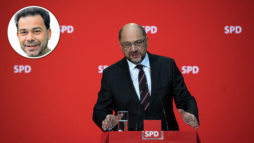 "Um seinen 180-Grad-Salto nachvollziehbar zu machen, braucht Schulz eine Story, die glaubwürdig klingt." Ein Kommentar von AZ-Korrespondent Martin Ferber.