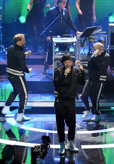 Die Gruppe "Die Fantastischen Vier" tritt bei der Verleihung des Musikpreises Echo auf.
