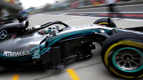 Lewis Hamilton fuhr in Shanghai die schnellste Trainingsrunde.