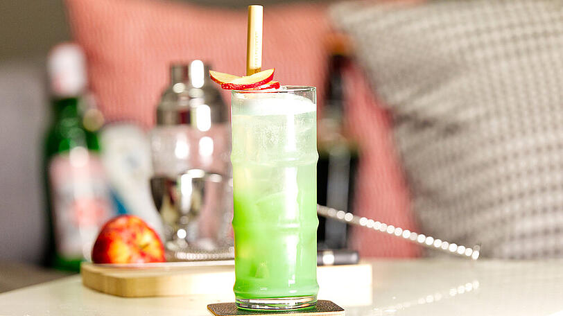 Der "Green Punch" passt perfekt zu den frühlingshaften Temperaturen.