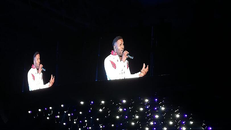 Jason Derulo bei seinem Hit "Marry me". Jason Derulo bei seinem Hit "Marry me".