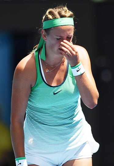 Vergab im zweiten Abschnitt fünf Satzbälle: Victoria Asarenka.
