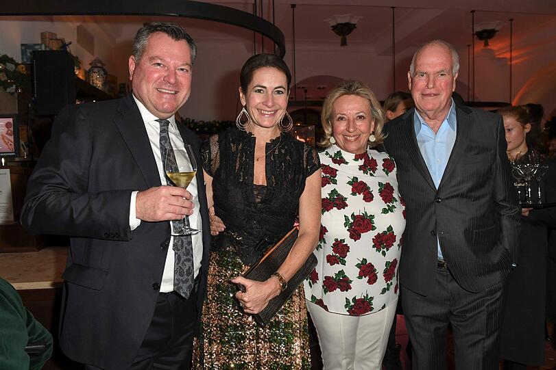 Josef und Natalie Schmid (l.) mit Marianne und Wolfgang Wille.
