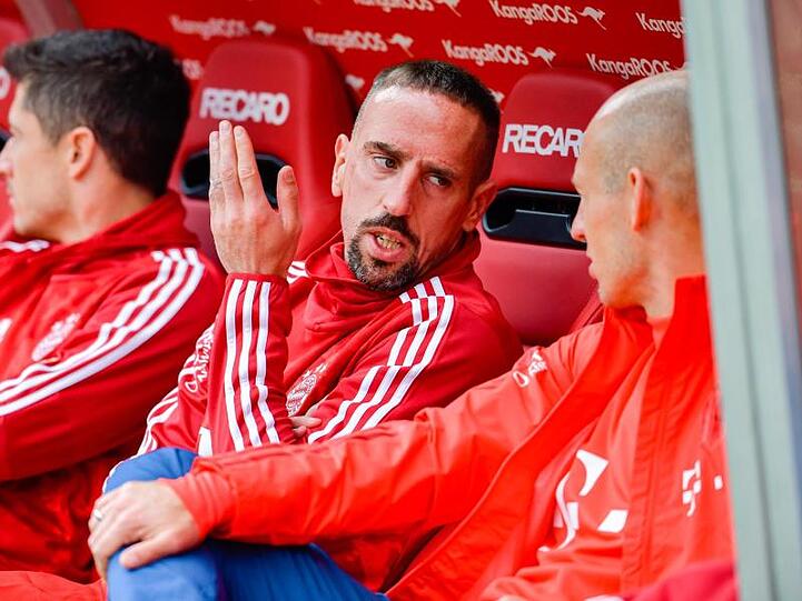 Franck Ribery (M). Foto: Uwe Anspach/Archiv