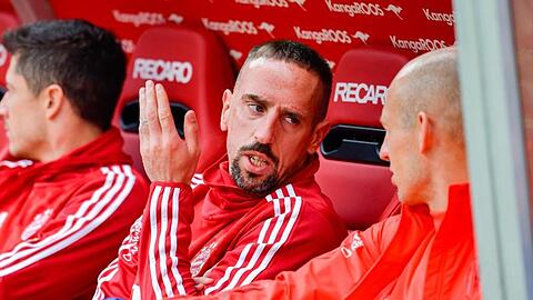 Franck Ribery (M). Foto: Uwe Anspach/Archiv