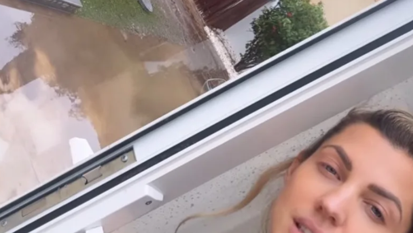 Sarah Harrison zeigt, welche Verwüstung das Unwetter in Dubai hinterlassen hat. Sarah Harrison zeigt, welche Verwüstung das Unwetter in Dubai hinterlassen hat.