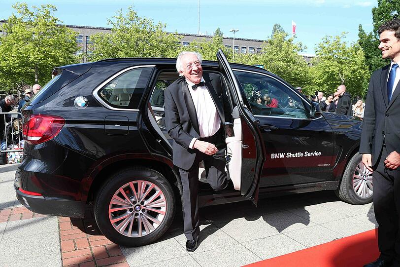 Weitere Bilder vom roten Teppich beim 65. Deutschen Filmpreis in Berlin.