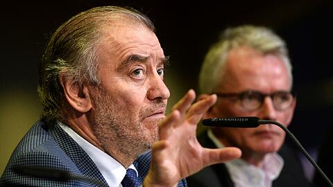 Valery Gergiev und der philharmonische Intendant Paul Müller.