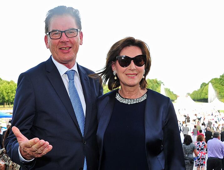Bundesentwicklungsminister Gerd Müller und seine Frau Gertie.