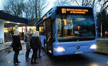 Ein Mobilitätstraining mit der MVG gibt es in der Au.