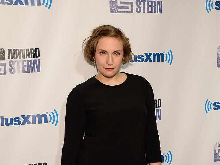 Lena Dunham auf der Geburtstagsparty von Howard Stern im Januar