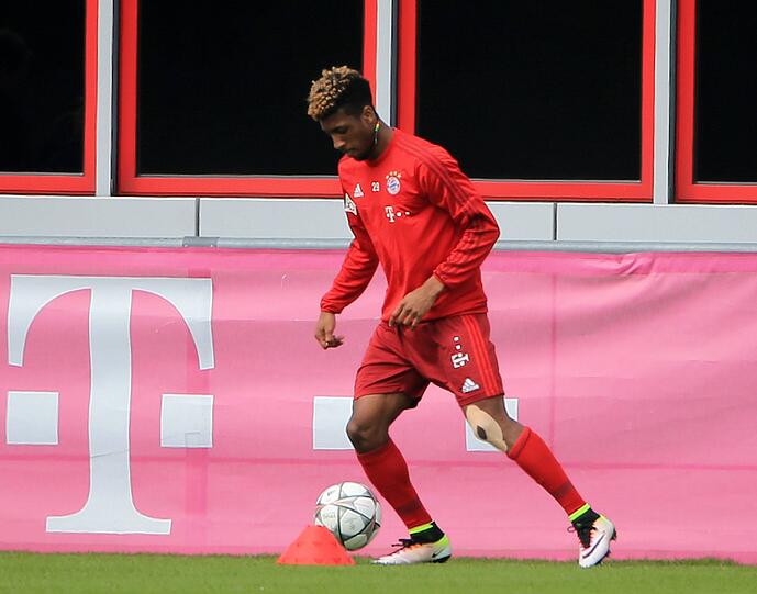 Endlich wieder am Ball: Kingsley Coman