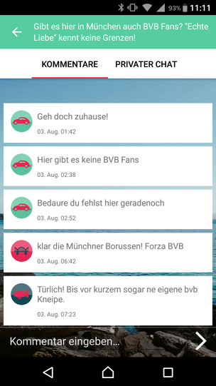Hoomn: Die Smartphone-App will schwarzes Brett und Chat für ganz München sein.