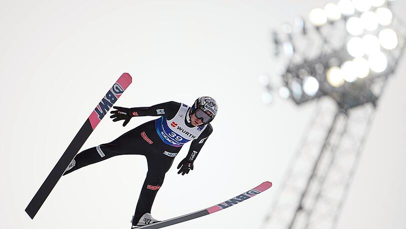 Verliert er nachträglich noch Gold? Norwegens Skispringer Marius Lindvik.