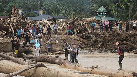 Die Regenzeit in der Region beginnt gerade erst richtig.