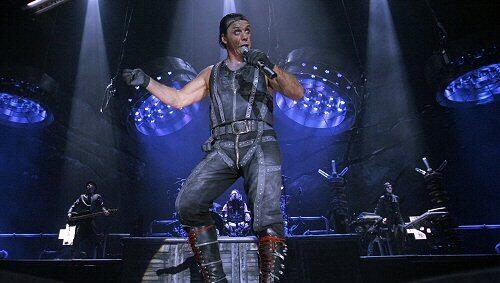 Sänger Till Lindemann von der Band Rammstein Sänger Till Lindemann von der Band Rammstein