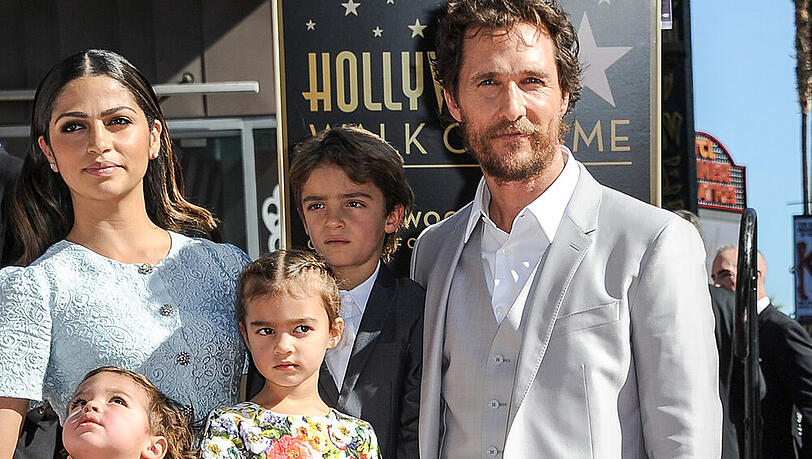 Familien-Idylle pur: Matthew McConaughey mit seiner Frau Camila und den Kids Familien-Idylle pur: Matthew McConaughey mit seiner Frau Camila und den Kids