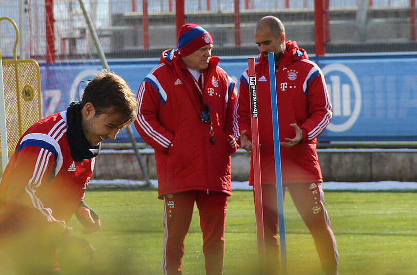 Der FC Bayern beim Samstagstraining nach der 1:4-Klatsche in Wolfsburg.