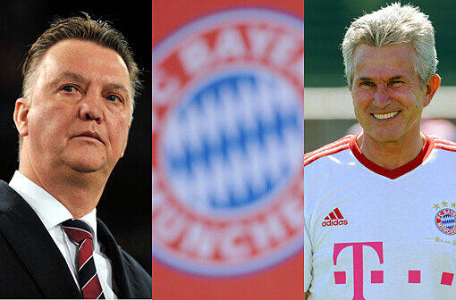 Louis van Gaal kassiert, wenn Heynckes die Titel holt.