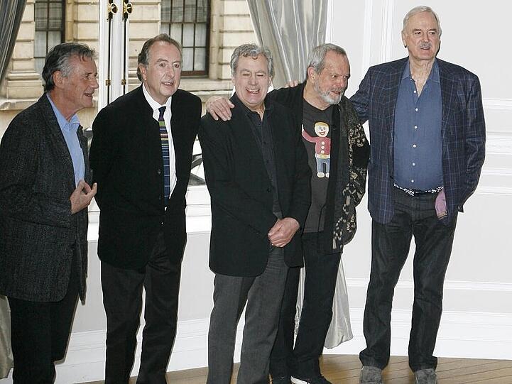 Monty Python bei einem Fototermin in London